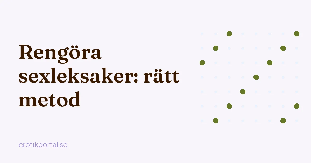 Rengöra sexleksaker: tre silikonleksaker från Fun Factory, LELO och Sinful