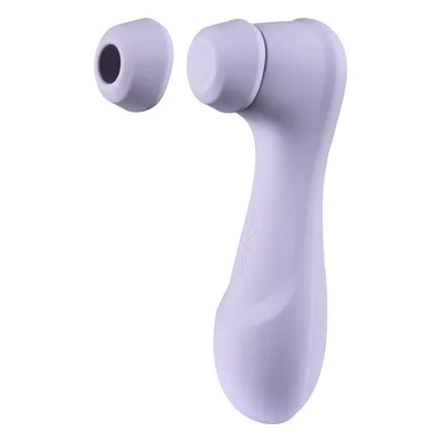 Klitorisstimulatorer test: Satisfyer Pro 2 Generation 3 Liquid Air på vit bakgrund