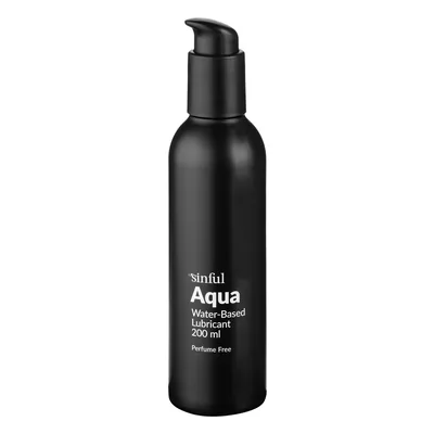 Sinful Aqua vattenbaserat glidmedel 200 ml, bästa val Glidmedel